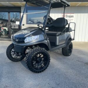 2018 CLUB CAR PRECEDENT, GAS LIFTED, NEW GRAPHITE PHOENIX BODY