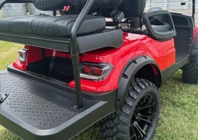 2023 ICON I40L RED Golf cart side view