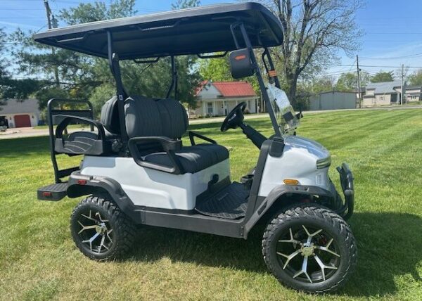 New 2025 Denago Golf Cart Nomad White - Image 3