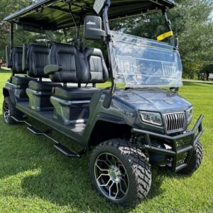 NEW EVOLUTION D5 MAVERICK 6 GRAY FORWARD FACING Extended Range golf cart for sale