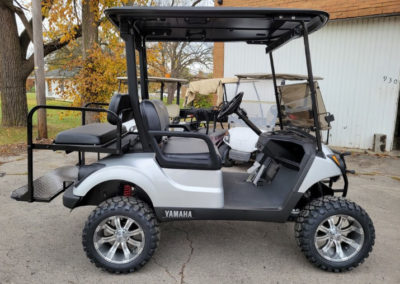 2017 YAMAHA Drive 2 Lifted Silver BA Carts RightSideView