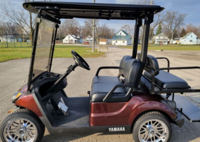 2018 YAMAHA Drive 2 EFI Maroon Quietech BA Carts RightSideView