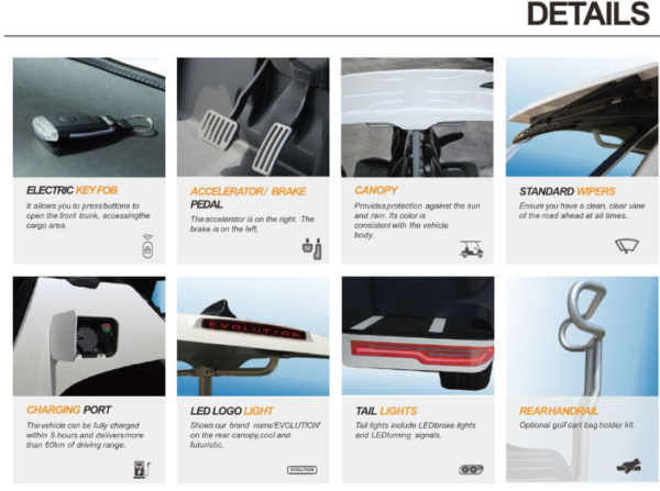 2022 Evolution Electric Vehicles D3 _ Lithium Ion _ BA Carts - Image 11