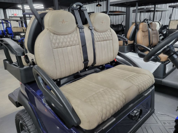 2024 Atlas Carts 4 Passenger Lifted Navy Blue - Image 16