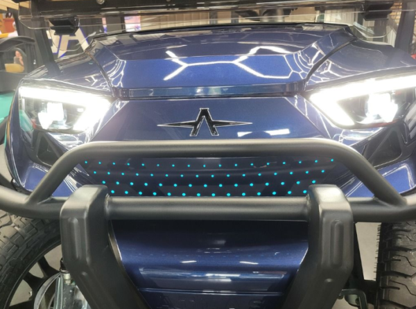 2024 Atlas Carts 4 Passenger Lifted Navy Blue - Image 18
