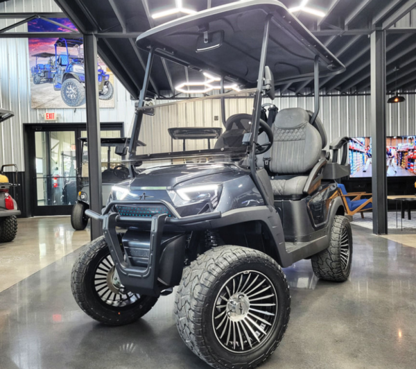 2024 Atlas Carts 4 Passenger Lifted Charcoal