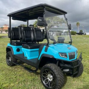 Front view of 2025 Evolution D5-Maverick 4 Electric Golf Cart
