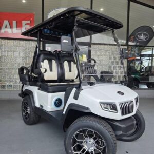 2025 Evolution D5-Ranger 2+2 Plus White Golf Cart