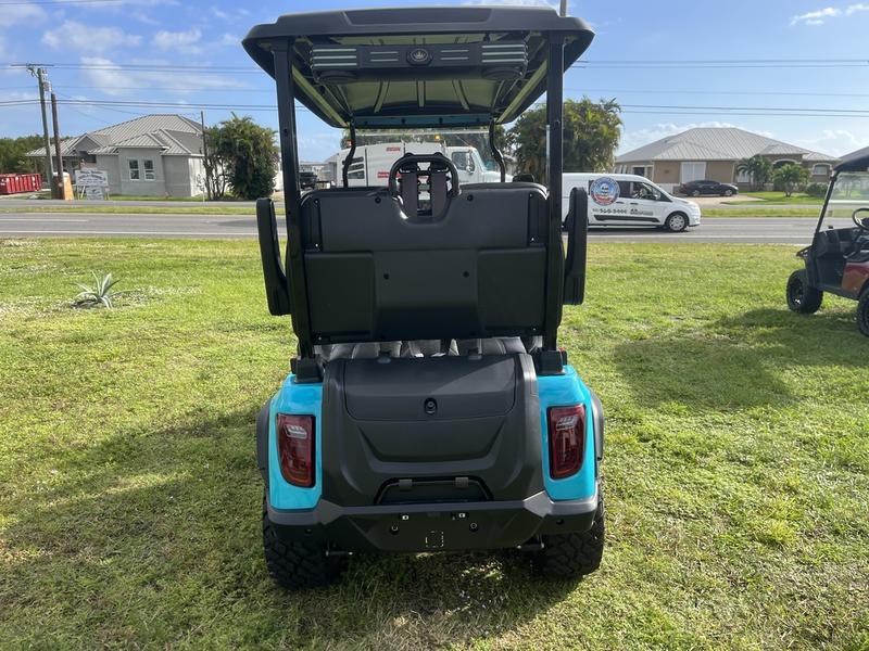 2025 Evolution D5-Maverick 4 Golf Cart | Luxury 4-Seater Street Legal Lithium Electric Cart 6 Rear View Of 2025 Evolution D5-Maverick 4 Golf Cart