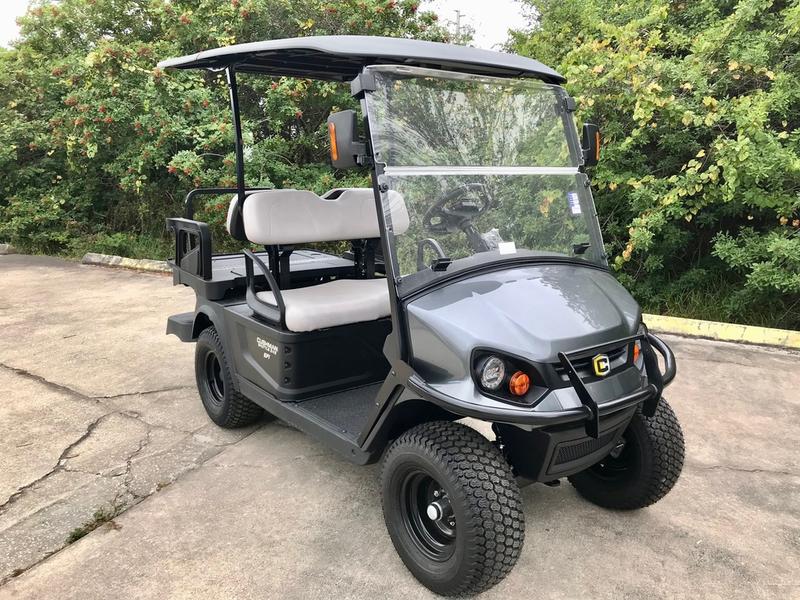 2025 Club Car Onward 4 Forward Gas — Alabama Street Legal 1 Front View Of Cushman Shuttle 2+2 Gas At Belle Meade Country Club
