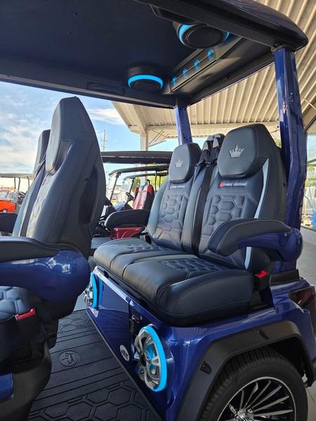 Street Legal 2025 Evolution D-Max Gt4 Blue Golf Cart Illinois Nationwide Export 8 Dashboard Interior Of 2025 Evolution D-Max Gt4 Blue Illinois