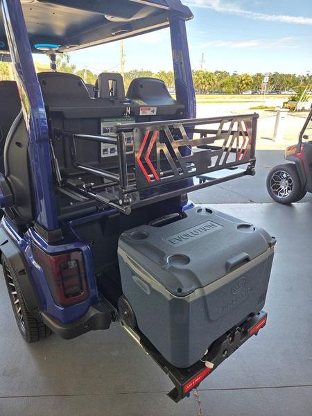 Street Legal 2025 Evolution D-Max Gt4 Blue Golf Cart Illinois Nationwide Export 5 Rear View Of 2025 Evolution D-Max Gt4 Blue Illinois