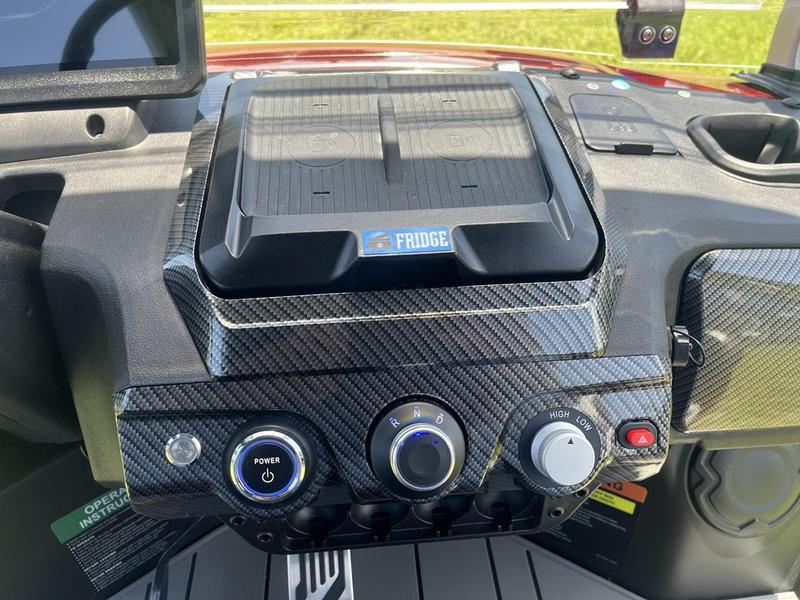 Street Legal 2025 Evolution D-Max Gt4 Red Golf Cart Virginia Nationwide Export 3 Dashboard And Interior Of 2025 Evolution D-Max Gt4 Red In Virginia