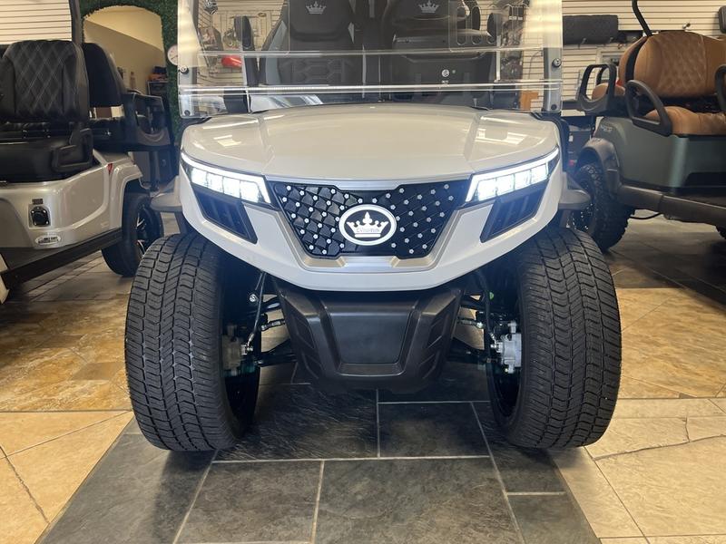 Street Legal 2025 Evolution D-Max Gt4 White Golf Cart Alabama Nationwide Export 7 Seating Configuration Of Gt4 White