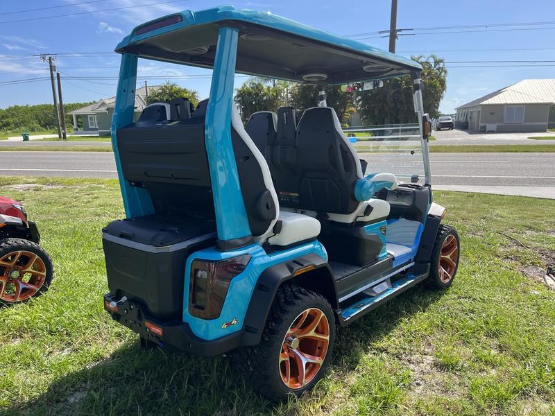 Street Legal 2025 Evolution D-Max Xt4 Golf Cart South Carolina Export Available 4 Interior Seats And Cabin Layout