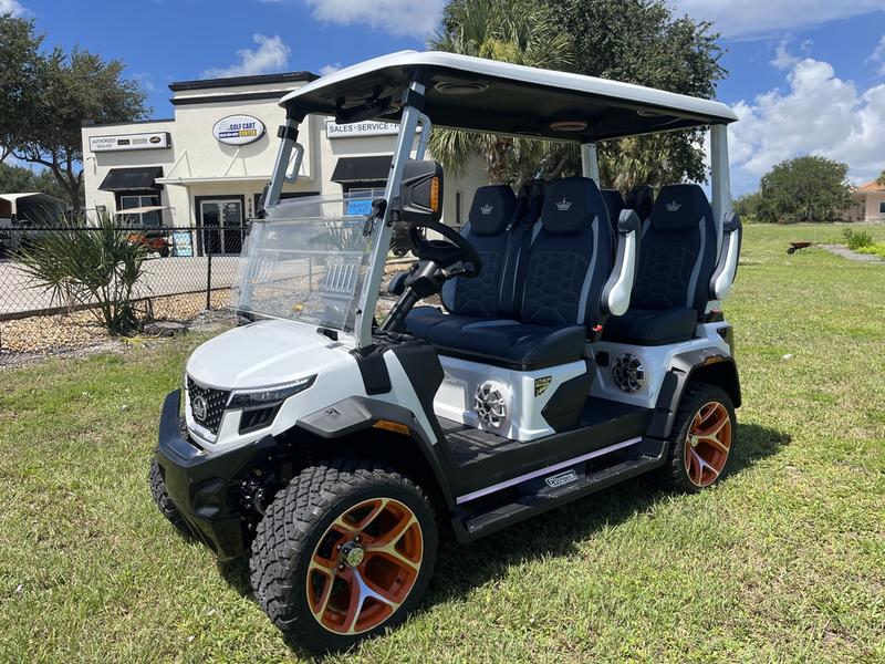 Street Legal 2025 Evolution D-Max Xt4 North Carolina Export 1 Front View Of Xt4 Street-Legal Golf Cart