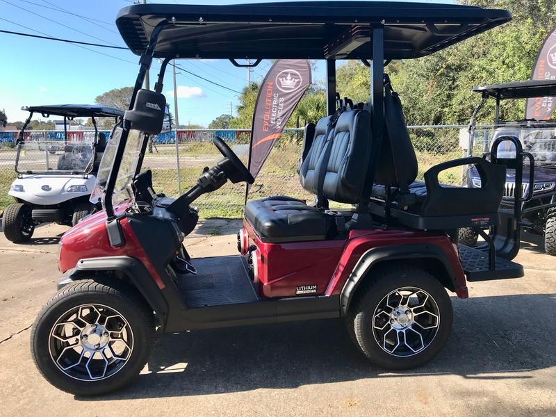 Street Legal 2025 Evolution D5-Ranger 2+2 Plus Red Golf Cart | North Carolina Nationwide Delivery 2 D5-Ranger 2+2 Plus Red Dashboard Interior