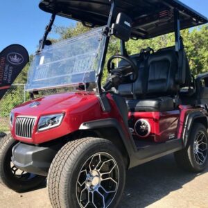 Street Legal D5-Ranger 2+2 Plus Red Golf Cart for Sale