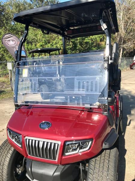 Street Legal 2025 Evolution D5-Ranger 2+2 Plus Red Golf Cart | North Carolina Nationwide Delivery 5 Evolution D5-Ranger 2+2 Plus Red Seating