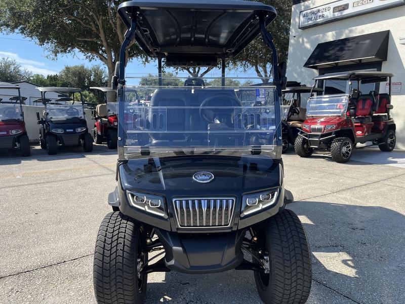 Street Legal 2025 Evolution D5-Ranger 4 Black Golf Cart Georgia Nationwide Export &Amp; Delivery 4 Rear Foldable Seats On 2025 Evolution D5-Ranger 4 Black