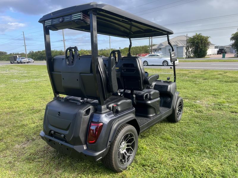 Street Legal 2025 Evolution D5-Ranger 4 Black Golf Cart Florida Nationwide Export 6 Evolution D5-Ranger 4 Black Rear View