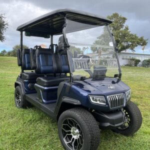 2025 Evolution D5-Ranger 4 Blue Golf Cart