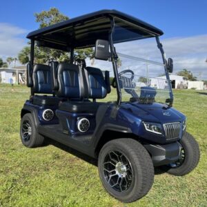 2025 Evolution D5-Ranger 4 Plus Blue Golf Cart