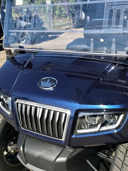 Street Legal 2025 Evolution D5-Ranger 4 Plus Blue Golf Cart South Carolina Nationwide 6 Side Profile Of 2025 Evolution D5-Ranger 4 Plus Blue Golf Cart