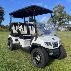 2025 Evolution D5-Ranger 4 White golf cart front view South Carolina
