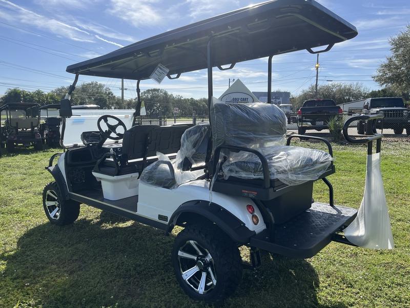 2025 Evolution Forester 6 Plus – Premium 6-Passenger Lithium Lsv 7 Forester 6 Plus Dashboard And Driver Controls White