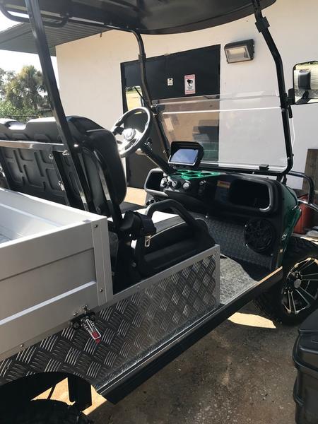 2025 Evolution Turfman 800 Green Utility Golf Cart | Illinois Delivery &Amp; Global Export 4 2025 Evolution Turfman 800 Rear View Green Utility Golf Cart