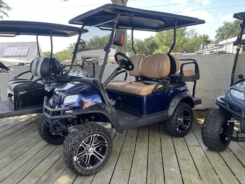 2025 Club Car Onward Lifted 4 Passenger Xr Lithium Savannah, Georgia (Side-View Edition) 1 Full Side Profile Of Lifted Xr Lithium Cart