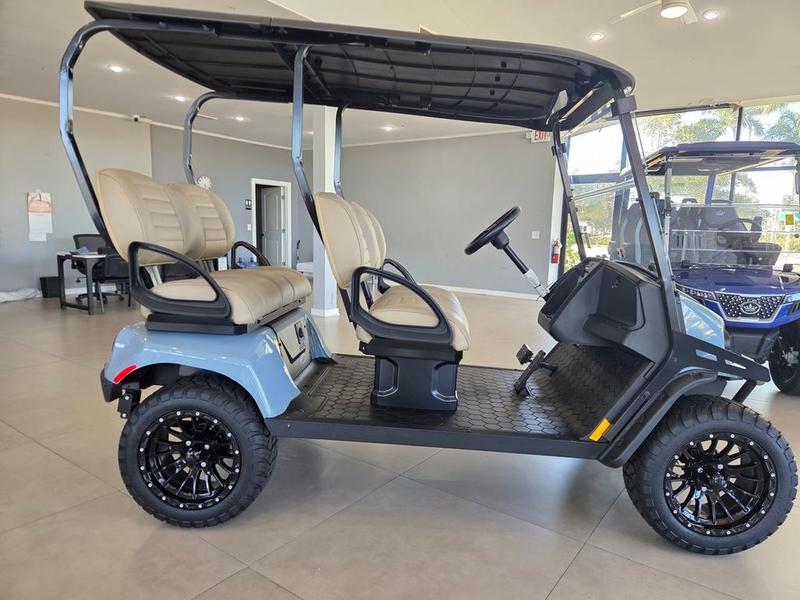 2025 E-Z-Go Liberty Lsv Elite Lithium Ocean Grey Street-Legal 4-Passenger Golf Cart – Atlanta, Ga 3 Interior Seating Of 2025 E-Z-Go Liberty Lsv Elite Lithium Ocean Grey In Atlanta, Georgia.