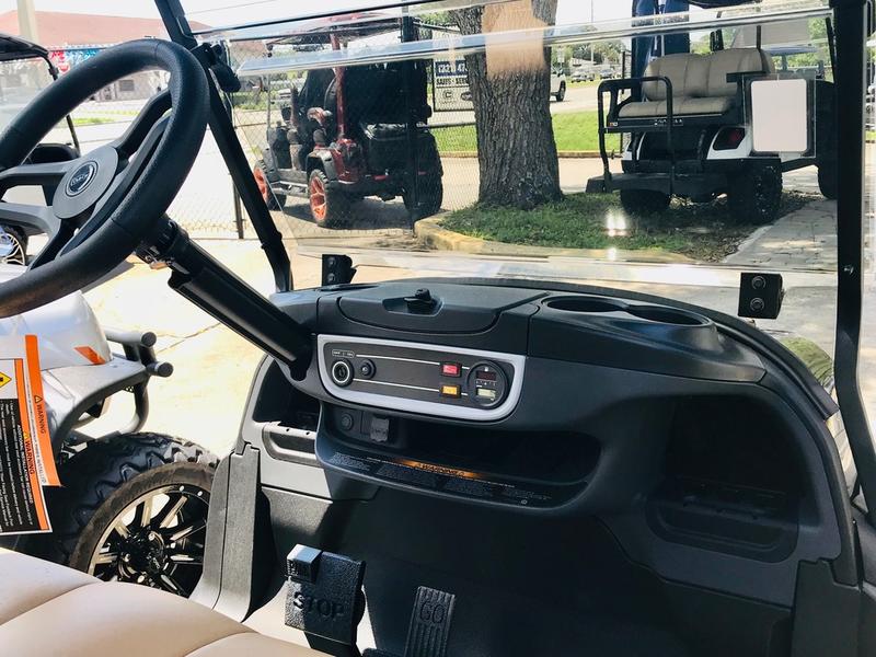 2026 Club Car Onward Lifted 4 Passenger Gas – Black Premium Seats California 2 Dashboard And Control Panel Of 2026 Onward Lifted