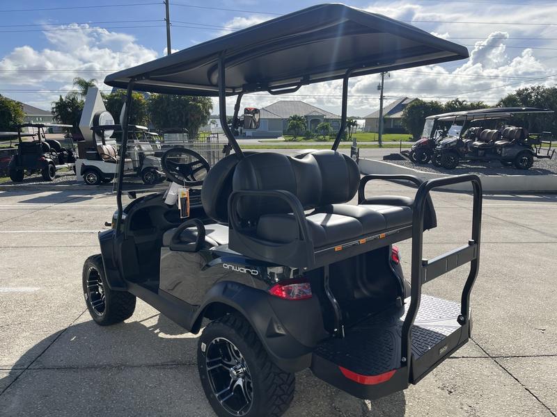2026 Club Car Onward Lifted 4 Passenger Gas – Street Legal Features 1 Full Body Side Elevation Of Lifted 4-Passenger Model