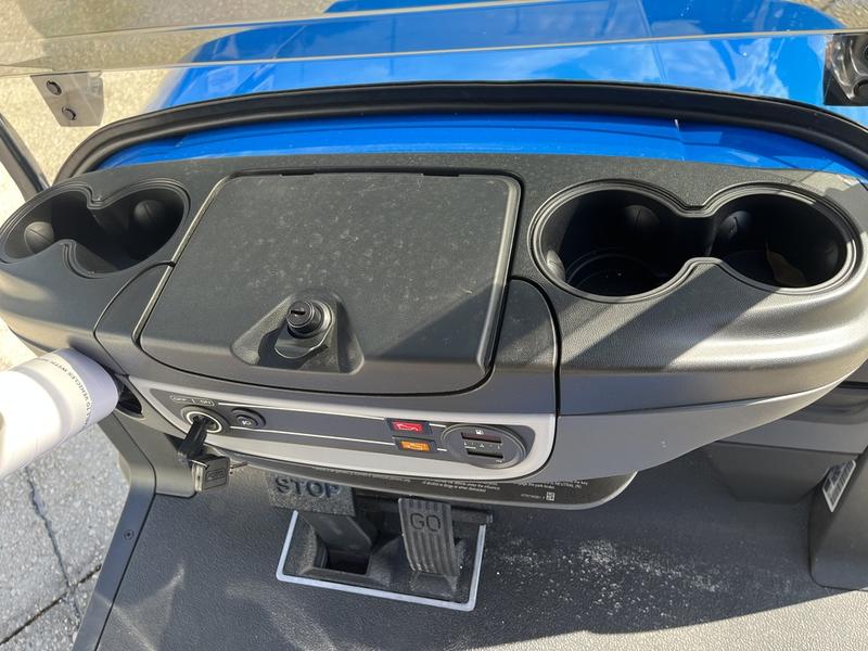 2026 Club Car Onward Lifted 4 Passenger Gas — Blue North Carolina 4 Rear Flip-Seat With Cargo Utility