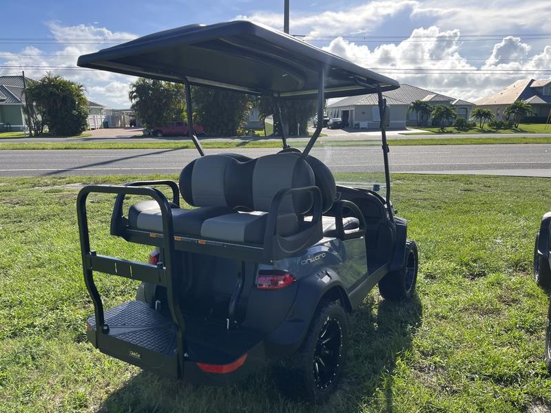 2026 Club Car Onward Lifted 4 Passenger Gas Grey (South Carolina Street-Ready Model) 6 Rear Flip-Seat And Cargo Area