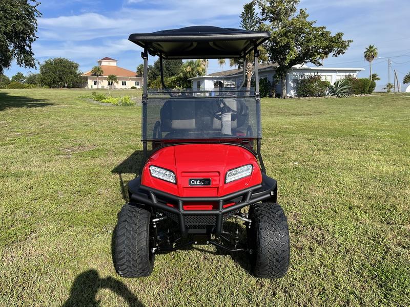 2026 Club Car Onward Lifted 4 Passenger Gas – Red California 4 Led Front Headlights Of 2026 Onward Red