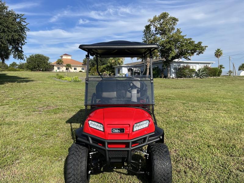 2026 Club Car Onward Lifted 4 Passenger Gas – Red California 5 Off-Road Tires Of 2026 Onward Red