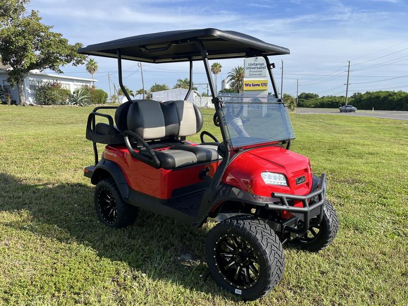 2026 Club Car Onward Lifted 4 Passenger Gas – Red California 1 Premium 4-Seat Configuration Of Onward Red