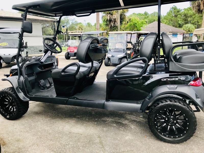 2026 Club Car Onward Lifted 6 Passenger Gas – Black Ohio Street Legal 6 Premium 6-Seat Configuration Of Onward Black