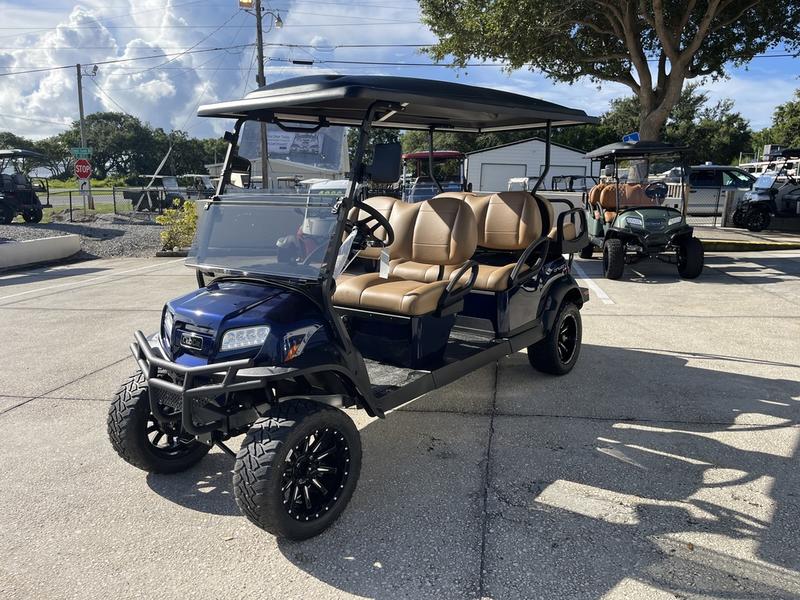 2026 Club Car Onward Lifted 6 Passenger Gas – Blue Michigan Street Legal 1 Premium 6-Seat Configuration Of Onward Blue