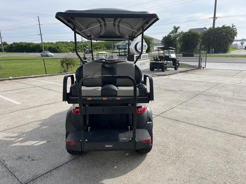 2026 Club Car Onward Lifted 6 Passenger Gas – Silver Pennsylvania Street Legal 5 Rear Seating With Cargo Option Onward Silver